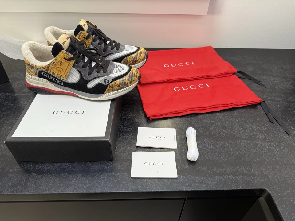 Gucci Ultrapace 'Tejus Amarillo Impreso' Talla 9 Foto 2 de 4