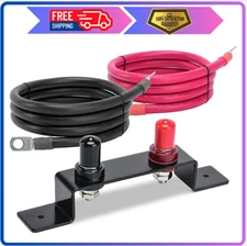 Briidea Battery Jump Post,Remote Charging Terminals Kit for UTV, ATV, Car, Truck