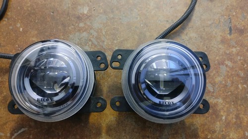 Recon 264506CL Fog Lights Jeep Wrangler JK 07-18