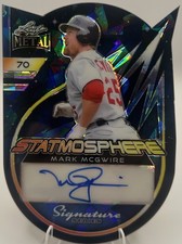 2024 Leaf Metal Statmosphere Refractor Auto Die-Cut 1/1 Mark McGwire