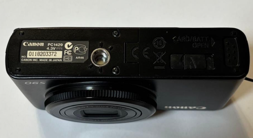 Canon PowerShot S90 Black Compact Digital Camera w/Battery Used - Picture 4 of 13