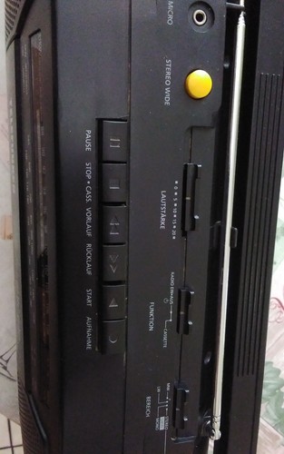 Portabler Stereo Radio Recorder Telefunken RC 650 Kassettenrekorder AM FM Radio - Bild 11 von 16