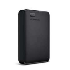 Western Digital WD Elements Portable 4TB USB 3.0 Hard Drive, Black, External Har