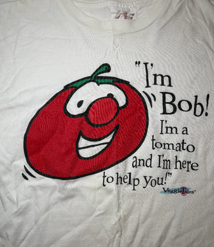 Vintage Veggie Tales T-Shirt | Single Stitch | Large - Picture 3 of 4