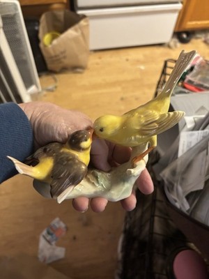 Goebel Canary Bird Porcelain Figurine Yellow 1967 Animal Sculpture