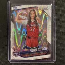 2025 Panini Prizm WNBA - Rookie Variation Sonia Citron #148 White Seismic Prizm