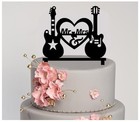 Wedding, Cake topper, Music themed wedding