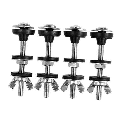 4 Pieces Toilet Bolts Toilet Tank to Bowl Bolts Kit Stainless Steel - Bild 1 von 5