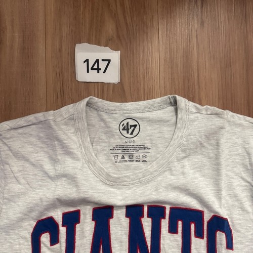 New York Giants NFL 47 Brand T-Shirt Mens Large Gray Short Sleeve Football - Picture 2 of 6