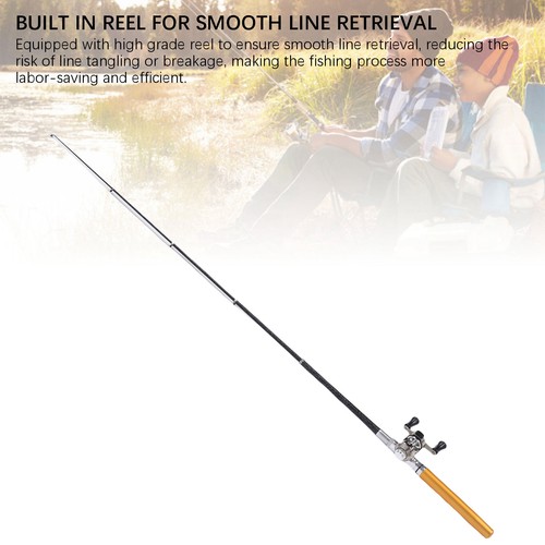 Angelrute Reel Combo Mini Stift Mini Tasche Angelrute Robust Für Fluss See - Bild 23 von 24