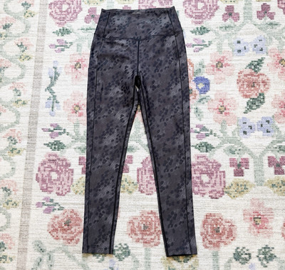 Splits59 Womens High Waist  Leggings Size Medium Athletic Yoga Polka Dots Comfy