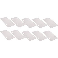 6 Inch x 3 Inch 10 Pack Sublimation License Plate Blanks,Heat Thermal7551