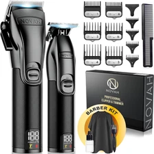 Professional Hair Clippers for Men, Professional Barber Clippers and Trimmer Set