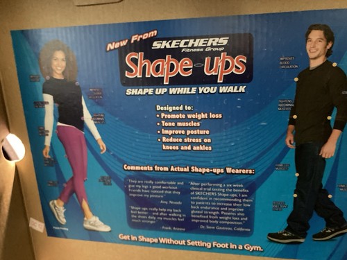 Skechers Shape Ups Fitness Junkie silber weiß Damengröße 9,5 Schuhe mit Karton - Bild 21 von 21