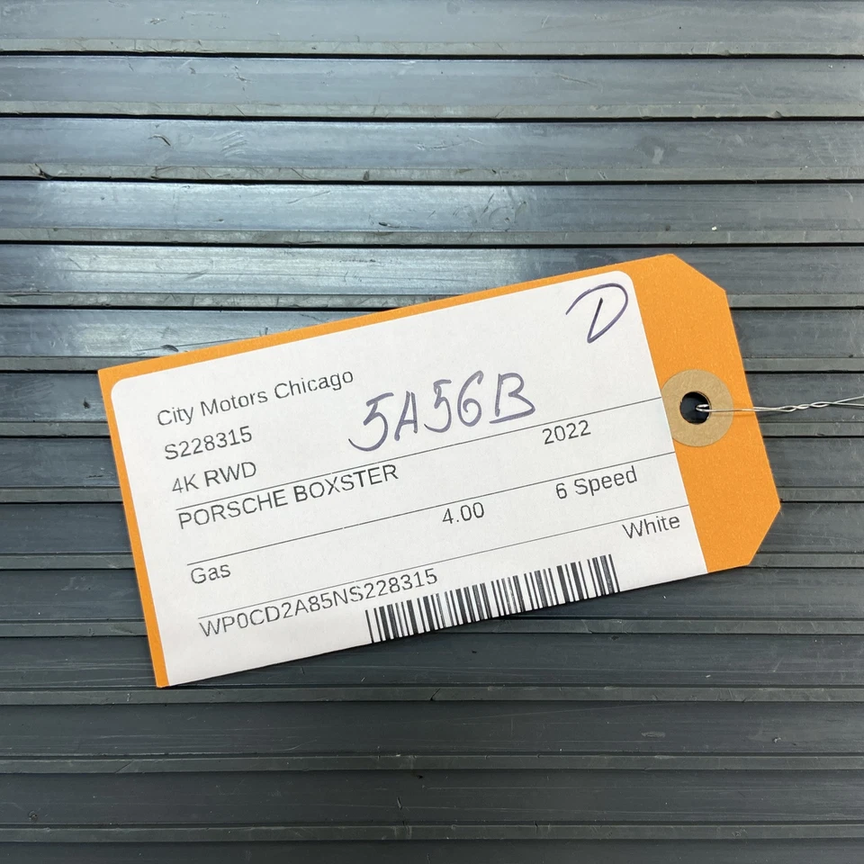 Cubierta de panel de ajuste superior para Porsche Boxster 718 2017-2024 moldeada genuina OEM Foto 2 de 4