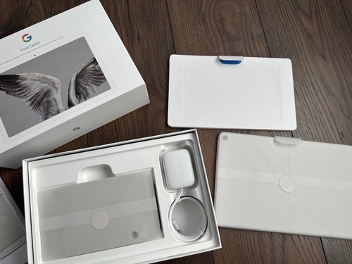 Google - Pixel Tablet - 11" - 128GB - WiFi - Porcelain - Charging Speaker Dock - Picture 2 of 2