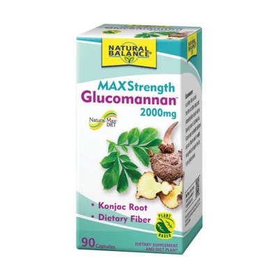 Max Strength Glucomannan 90 Count 2000 mg