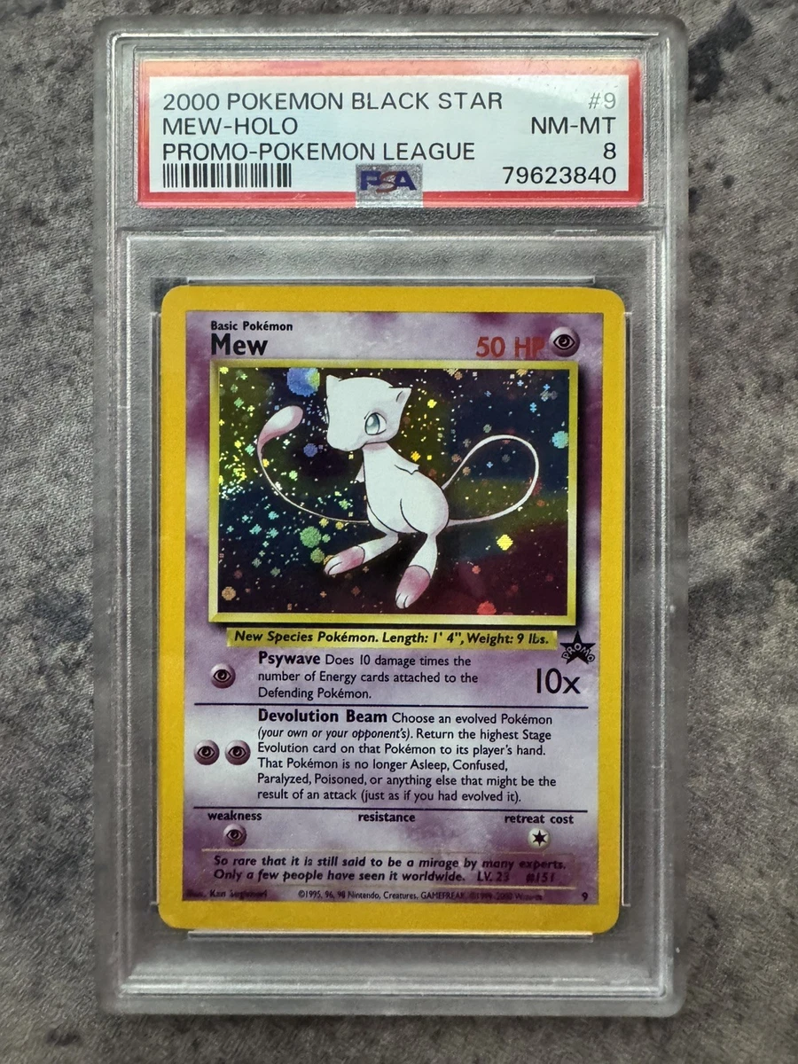 25+ Pokémon TCG Grade 8 Mew Individual Collectible Card Game Cards