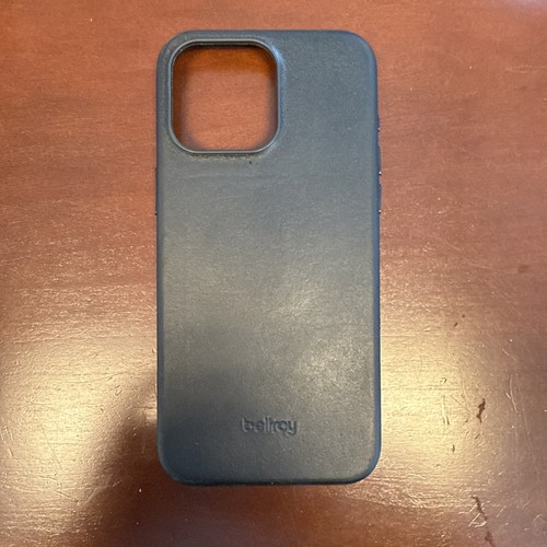 Bellroy Leather Phone Case for Apple iPhone 15 Pro Max 6.7" Black