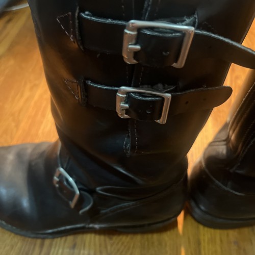 VINTAGE CUSTOM MEN'S WESCO BOSS BOOTS SIZE 9 1/2 D THINSULATE LINED ZIP UP - Picture 13 of 21