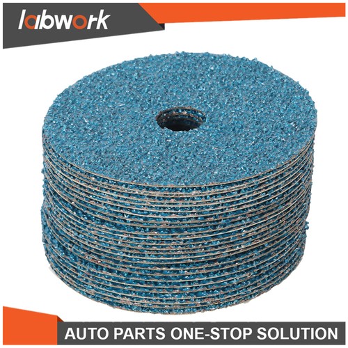 Labwork Zirconia Resin Fiber Grinding & Sanding Discs 25 Pcs 36 Grit 4-1/2"x7/8" - Picture 12 of 15