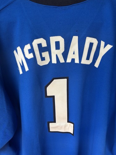 Vintage Authentic TRACY MCGRADY #1 MAGIC TMAC Jersey Shirt Blue 2XL Majestic NWT - Picture 11 of 13