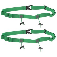 2 Pcs Number Belt Adjustable Elastic Running Race with Storage Loops Bib Holder