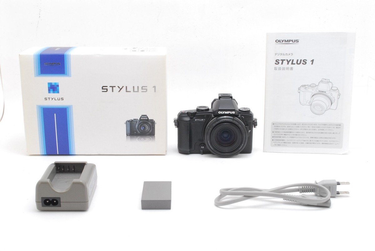 🌸[NEAR MINT＋ in Box] Olympus Stylus 1 Black 12.0 MP