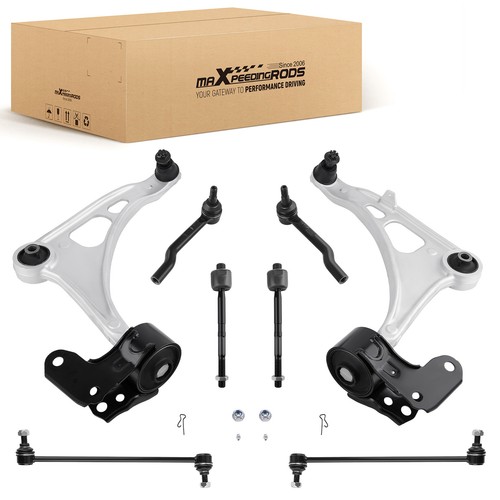Front Suspension Lower Control Arms Sway Bar Tie Rod For 2014-20 Acura MDX Pilot - Picture 5 of 57