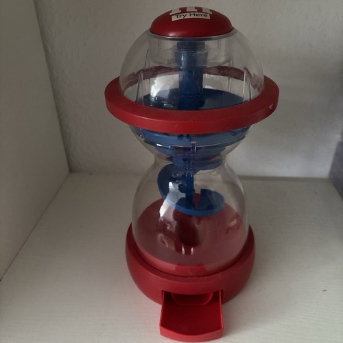 M&M's World Fun Machine Candy Dispenser Red and Blue Sweet Shop Chocolate Rare
