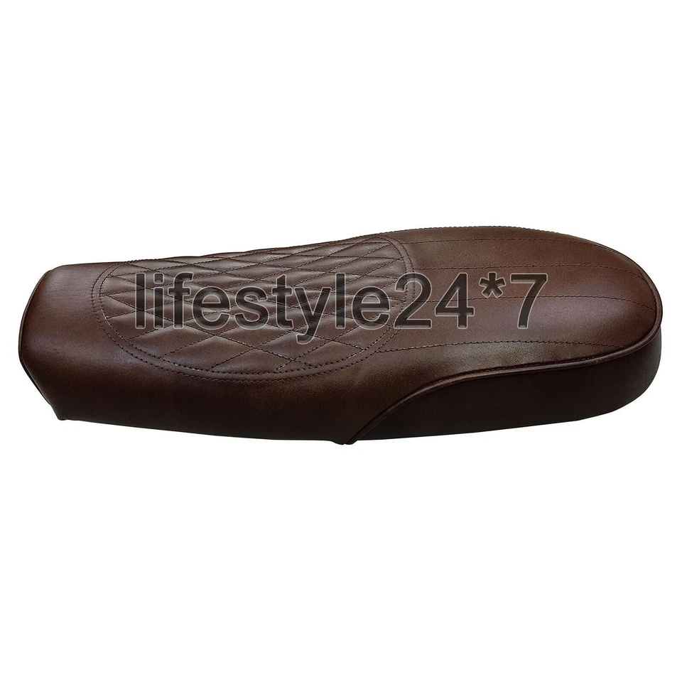 Royal Enfield "D28 Premium Touring Leather Dual Seat" For GT & Interceptor 650 - Imagem 3 de 4