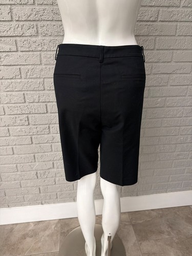 Ralph Lauren Damen schwarz vorne flach Bermuda Shorts Größe 12 - Bild 4 von 9
