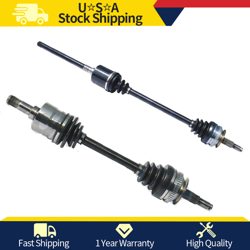 For 1997-1997 Plymouth Grand Voyager Front CV Axle Joint Shaft 2x TrakMotive - Picture 1 of 4