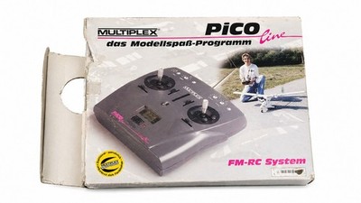 Multiplex Pico Line FM-RC System Fernsteuerung OVP RC Sender Komplett Set