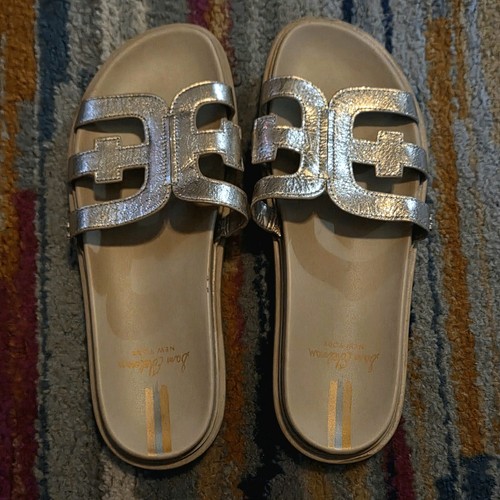 Sam Edelman Mujer Talla 10 Valeri Metálico Dorado Slide - Imagen 2 de 5