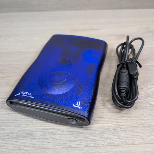 Iomega Zip 100 USB-Powered External Drive Z100USBS – Tested & Working