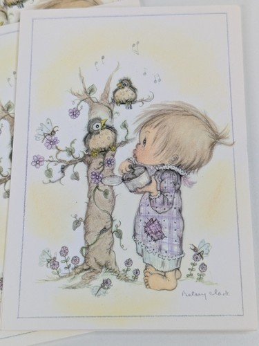 Hallmark Betsey Clark Vintage 70s Line-Dropper Postcard Booklets unvollständig - Bild 3 von 13