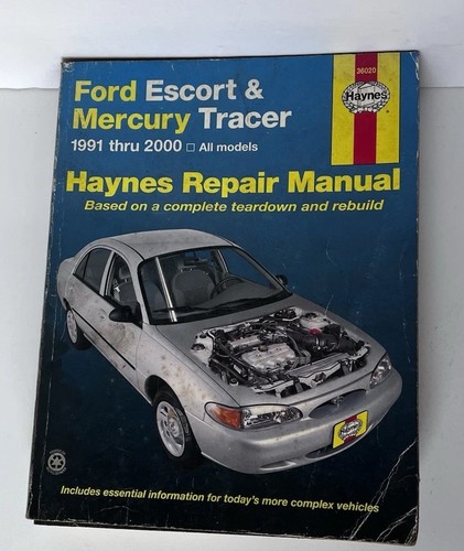 Vtg Haynes Ford Service Repair Manuals T-Bird, Cougar, Escort, Focus, Mustang - Picture 10 of 14