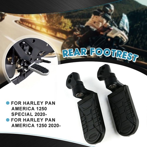 Rotatable Footrest Rider Rear Foot Pegs For Pan America 1250 Special 2020-2025 - Picture 1 of 3