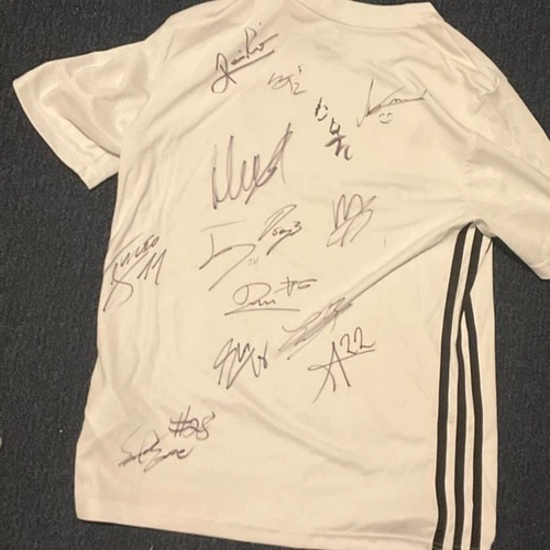 Adidas FC Dallas White Autographed Soccer Jersey Original Signed