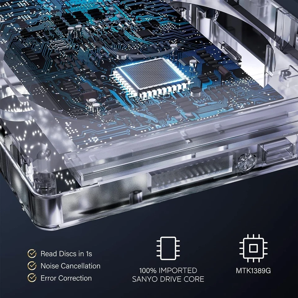 Ceihoit Mini HD DVD Player, CD Players for Home, DVD Players for TV, HDMI and RC - Image 4 of 4