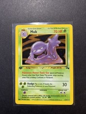 Muk 13/62 Fossil Holo 1st Edition Pokémon WOTC NM/LP