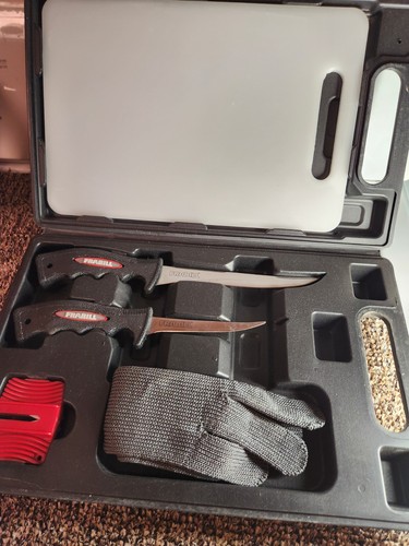 Frabill Filet Knife Set, Sharpener, Glove, Cutting Board - Picture 5 of 5