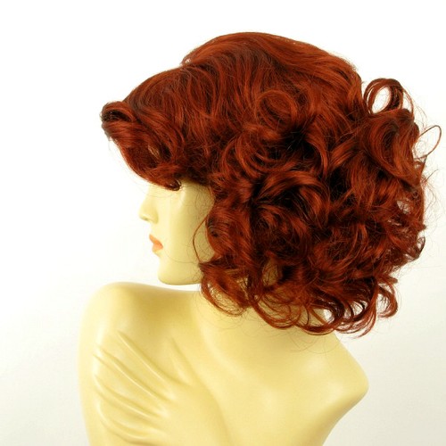 Perruque femme mi-longue Roux cuivré intense KAISSY 350 - Imagen 3 de 8