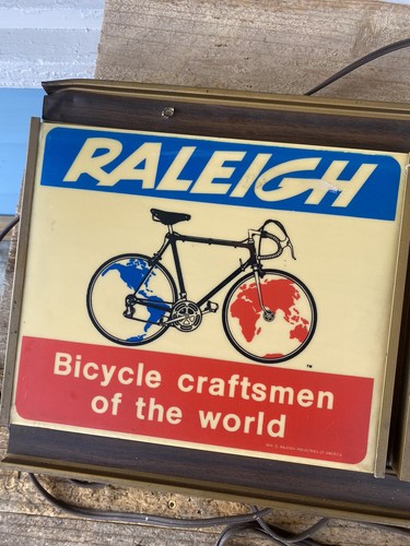 1974 Raleigh Bicycle Light Box & Clock- Needs Work- Professional Chopper Sports - Picture 4 of 12