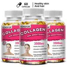 Hydrolyzed COLLAGEN SKIN BRIGHTENING with Hyaluronic Acid, Vitamin C anti-aging