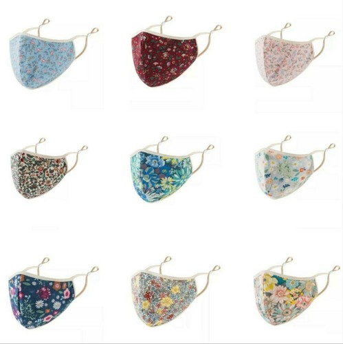 Flowers Face Masks Washable Adjustable Reusable Adult Cloth US Seller Fast Ship - Picture 10 of 11