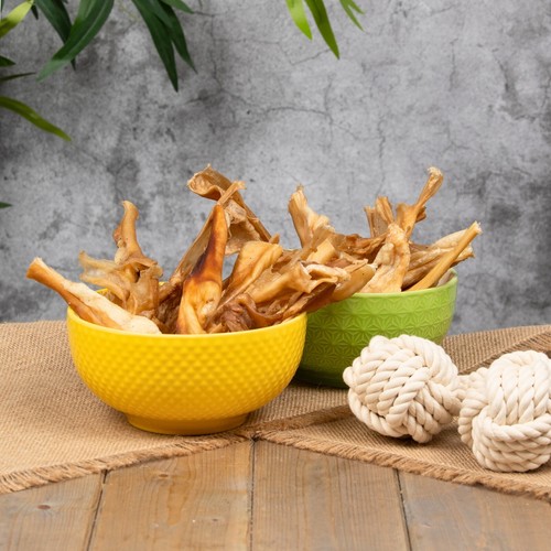 5 kg Lammkopfhaut dunkel Leckerli Hundefutter Kausnacks Lyra Pet® in 30 L Tonne - Bild 6 von 8