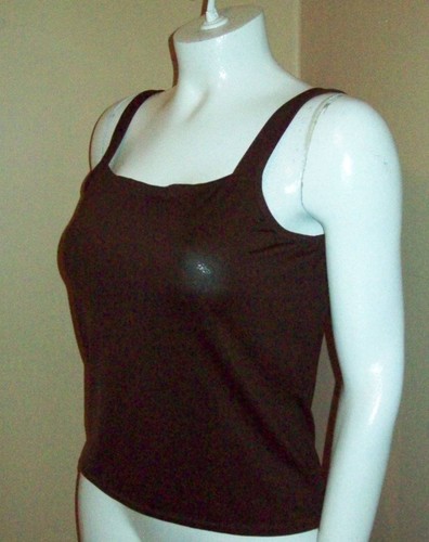 Large New Direction Brown Sleeveless Top - Picture 2 of 3