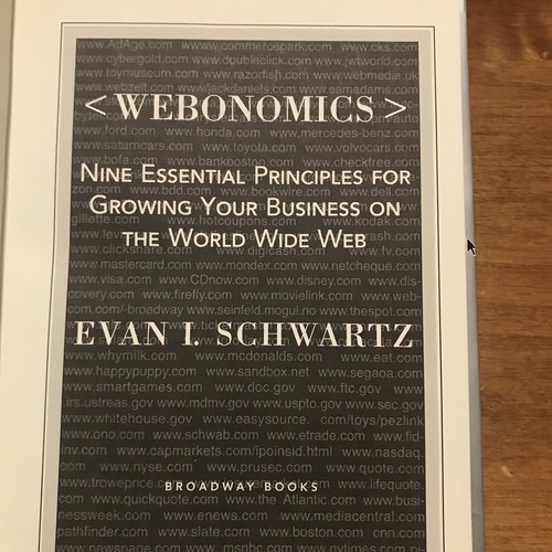 Webonomics by Evan I Schwartz: Used - Picture 2 of 4